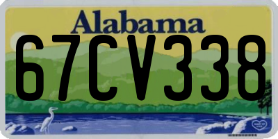 AL license plate 67CV338