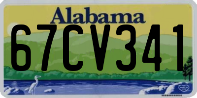 AL license plate 67CV341