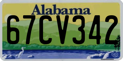 AL license plate 67CV342