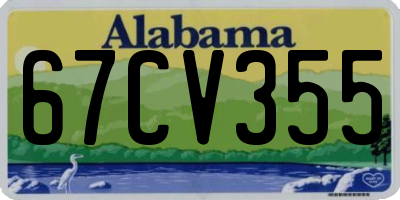 AL license plate 67CV355