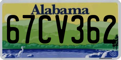 AL license plate 67CV362
