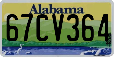 AL license plate 67CV364