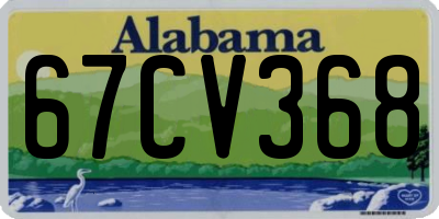 AL license plate 67CV368