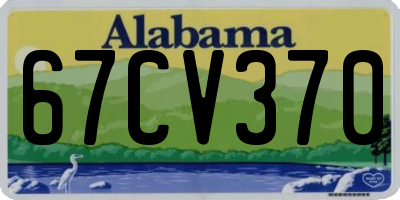 AL license plate 67CV370