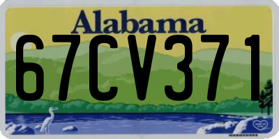 AL license plate 67CV371