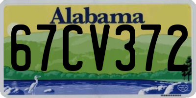 AL license plate 67CV372