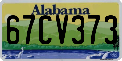 AL license plate 67CV373