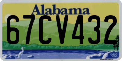 AL license plate 67CV432