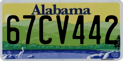 AL license plate 67CV442