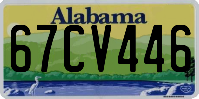 AL license plate 67CV446