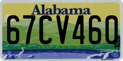 AL license plate 67CV460