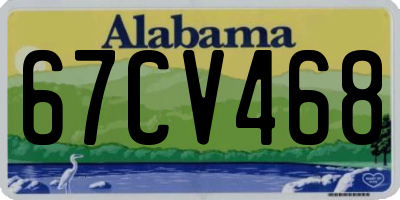 AL license plate 67CV468
