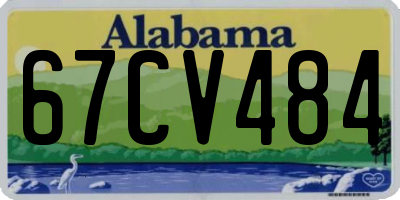 AL license plate 67CV484
