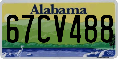 AL license plate 67CV488