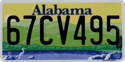 AL license plate 67CV495