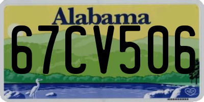 AL license plate 67CV506