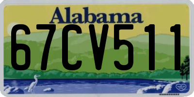 AL license plate 67CV511