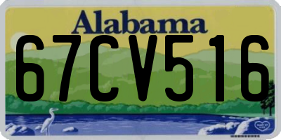 AL license plate 67CV516