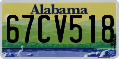 AL license plate 67CV518