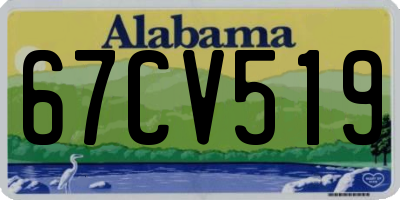 AL license plate 67CV519