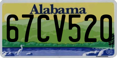 AL license plate 67CV520