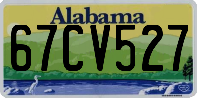 AL license plate 67CV527
