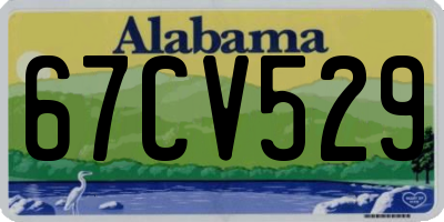 AL license plate 67CV529