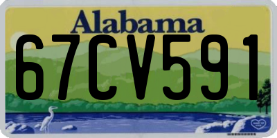 AL license plate 67CV591