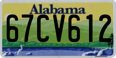AL license plate 67CV612