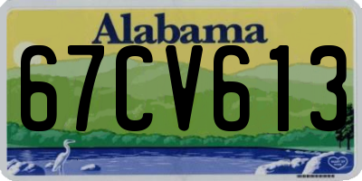 AL license plate 67CV613