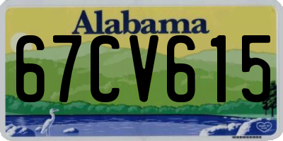 AL license plate 67CV615