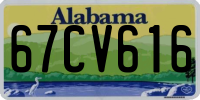 AL license plate 67CV616