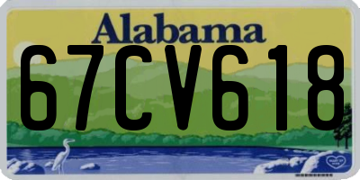AL license plate 67CV618