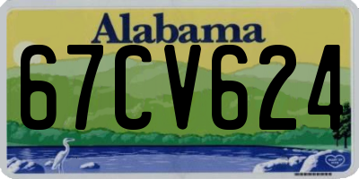 AL license plate 67CV624