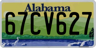 AL license plate 67CV627