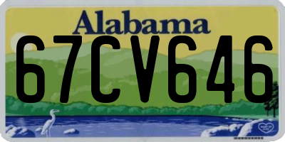AL license plate 67CV646