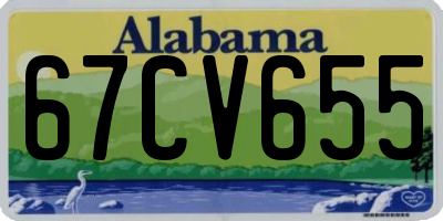 AL license plate 67CV655