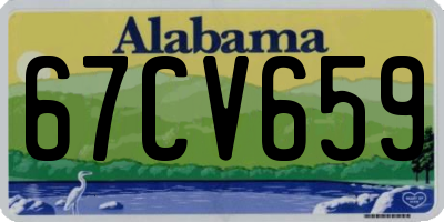 AL license plate 67CV659