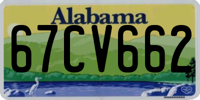 AL license plate 67CV662