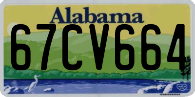 AL license plate 67CV664