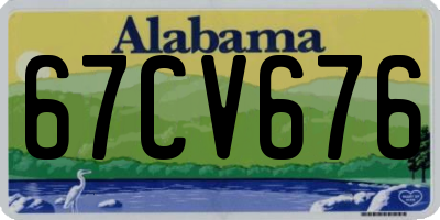 AL license plate 67CV676