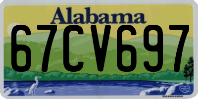 AL license plate 67CV697