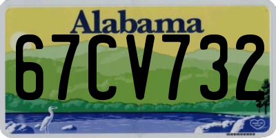 AL license plate 67CV732