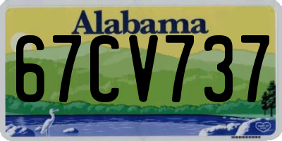 AL license plate 67CV737