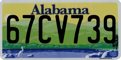 AL license plate 67CV739