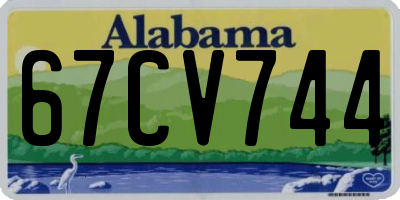 AL license plate 67CV744