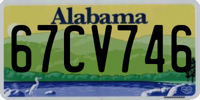 AL license plate 67CV746