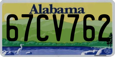 AL license plate 67CV762