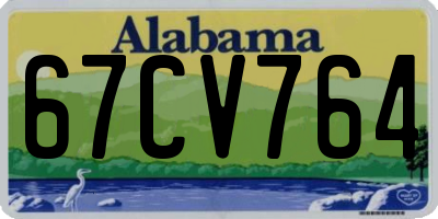 AL license plate 67CV764