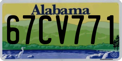 AL license plate 67CV771